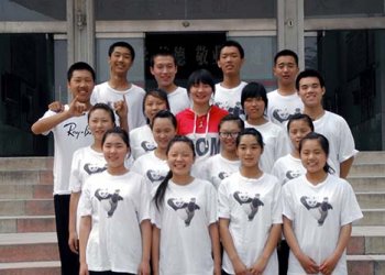 常明月教练与她的学生们