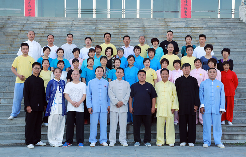 太极名家常子轩来滑县国学太极馆交流指导