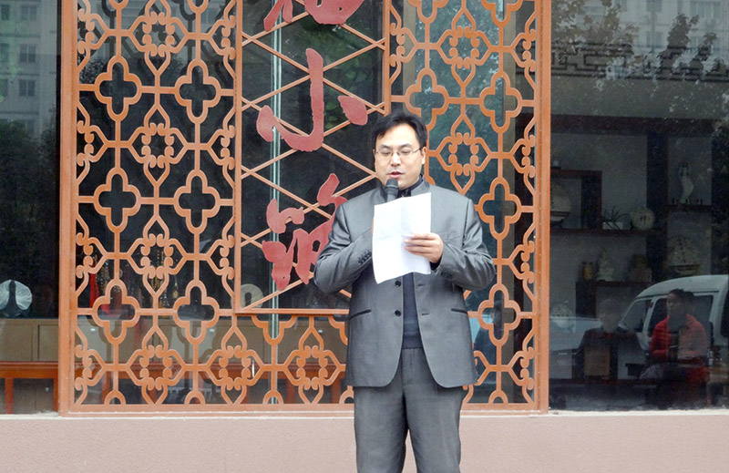 太极名家常子轩应邀洛阳市讲拳