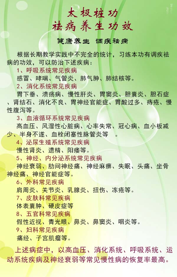 孟州市第二期太极拳养生桩法训练班报名开始啦